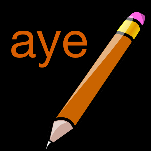AyeNotes (notes with shorthand) app icon